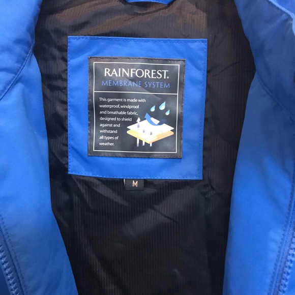 NWT Rainforest Membrane System Wind Rain Jacket M - Picture 5 of 5